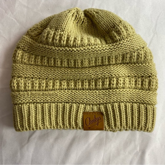 Cheekys Accessories - Cheeky’s Knit Beanie Hat | Ribbed Cuff | Khaki Tan